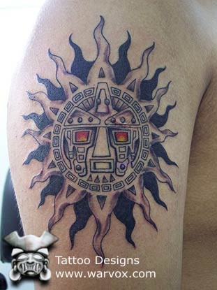 AZTEC TATTOOS ₪ Aztec Mayan Inca Tattoo Designs Instant ...